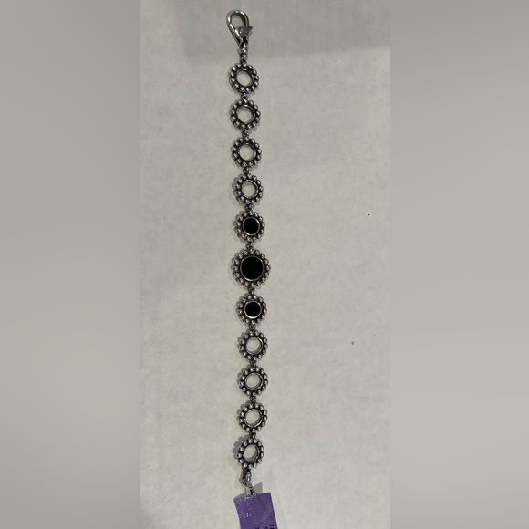 LAGOS Maya Black Onyx Caviar Link Bracelet in Sterling Silver - 7.5 Inches - Picture 5 of 9